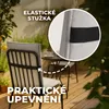 Pillows24 Polštář pro venkovní židle -120x50x8 cm / Tmavě Náhled obrázku produktu 3