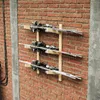 QLS Wandhalterung Kiefernholz für 3 Ski Snowboards und Produktbild-Vorschau 10