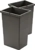 Hailo secchio interno 2x13L 1220359 grigio per raccolta Anteprima dell’immagine prodotto 1