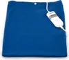 A blue electric heating pad with a white controller. Náhled obrázku produktu