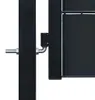 vidaXL Gartentor aus PVC und Stahl 100 x 204 cm Anthrazit Produktbild-Vorschau 2