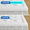 CASABEL Surmatelas Douceur 80 x 200 cm en Microfibre Voir les images du produit 7