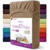 EllaTex Frottee Spannbettlaken 90x200 – 100x200 Baumwolle – Produktbild-Vorschau 1