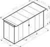 Casetta da giardino G21 GRAH 483 - 340 x 142 cm, marrone Anteprima dell’immagine prodotto 6