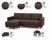 Elegantes Ecksofa Lux mit Schlaffunktion und Bettkasten Produktbild-Vorschau 2