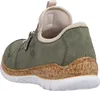 Rieker scarpe da ginnastica slip-on da donna verde salvia Anteprima dell’immagine prodotto 19
