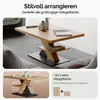 CASARIA® Couchtisch Grau Holz Stauraum Ablage Kratzfest Produktbild-Vorschau 3