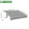 LZQ 360x300cm Markíza s kĺbovým ramenom Hliníková markíza Náhľad obrázku produktu 2