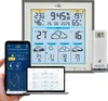 A collage of a TFA weather station, a smartphone displaying a weather app, and a laptop showing a web interface for weather data. Anteprima dell’immagine prodotto
