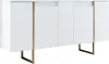 Skříňka Luxe - White, Gold, Bílá, Zlatá Náhled obrázku produktu 16