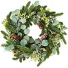 Weihnachtlicher Türkranz ∅ 55 cm wie echt, Tannenkranz & Produktbild-Vorschau 1