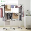 VOUNOT® Wäscheständer Turm Ausziehbar mit Faltbaren Produktbild-Vorschau 2