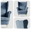 Ohrensessel mit Hocker ARI Design – skandinavisches Set, Produktbild-Vorschau 4