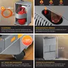 KESSER® Radiateur gaz en céramique 4200W, comprenant un Voir les images du produit 5