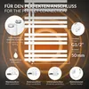 LuxeBath Designový koupelnový radiátor, 600x1400 mm, bílý, Náhled obrázku produktu 4