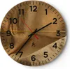 Wanduhr - Rund - Glasuhr - Pfeile Holz Schießen Wettbewerbe Produktbild-Vorschau 1