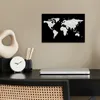 MuchoWow® Poster Weltkarte - Weiß - Grau 30x20 cm - Plakate Produktbild-Vorschau 3