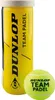 Pack de 3 balles Dunlop Team Padel D Pb multicolores Voir les images du produit 2
