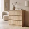 Commode moderne à 3 tiroirs | Meuble d'appoint blanc | Voir les images du produit 4