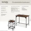 TecTake 404306, Holz, 4 Sitz(e) Produktbild-Vorschau 5