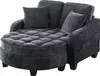 Sofa wielofunkcyjna Sweiko, sofa rozkładana 2 w 1, pufka z Podgląd zdjęcia produktu 16