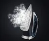 A close-up shot of a cordless steam iron emitting steam. Produktbild-Vorschau