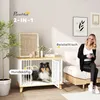 Klatka dla psów PawHut do użytku domowego, buda z poduszką, Podgląd zdjęcia produktu 4