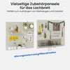 FLEXISPOT Werkbank aus Stahl, Arbeitstisch mit Lochwänden Produktbild-Vorschau 5