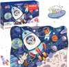 DODO Puzzle Transport: viaggio nello spazio 30 pezzi Anteprima dell’immagine prodotto 1