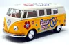 Bus T1  Peace and Love gelb / beige Modellauto Produktbild-Vorschau 5