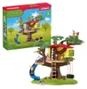 Schleich 42408 Abenteuer Baumhaus mit Zubehör für Kinder ab Produktbild-Vorschau 1