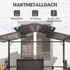 Outsunny Grillpavillon 250 x 160 x 250 cm wasserdicht Produktbild-Vorschau 4