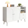 Credenza Merax con ante bombate, cassettiera con 2 cassetti Anteprima dell’immagine prodotto 8