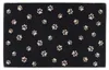 Cawö Badematte We love Dogs Pfoten Paws Schwarz Beige Produktbild-Vorschau 1