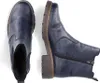 A pair of blue Chelsea boots shown from a top-down perspective. Anteprima dell’immagine prodotto