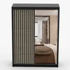 Schwebetürenschrank Kleiderschrank Schrank 150cm Produktbild-Vorschau 3