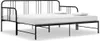 vidaXL Tagesbett Ausziehbar Schwarz Metall 90x200 cm -  Produktbild-Vorschau 10