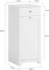 SoBuy BZR21-W Mobile da bagno Cassettone con cesto per la Anteprima dell’immagine prodotto 3