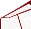 A close-up view of the top corner of a red hockey goal net. Anteprima dell’immagine prodotto