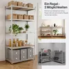 Steckregal Werkstattregal 2000x1000x600 mm, 5 Ebenen, Farbe Produktbild-Vorschau 3