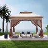 LEADZM 3.3 x 3.3 x 2.65M Pavillon Faltpavillon Gartenzelt Produktbild-Vorschau 1