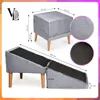 VELORA H&L Hunderampe Grau - 2in1 Hundetreppe & Sitzhocker, Produktbild-Vorschau 6
