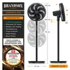 Brandson Standventilator mit Fernbedienung, leise, Produktbild-Vorschau 2