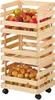 KESPER Kartoffel- & Obsthorde Kiefernholz 3teilig Produktbild-Vorschau 1