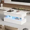 Sweiko 120 x 50 x 46 cm Anhebbarer CouchtischSofatisch mit Produktbild-Vorschau 2