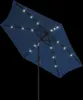 vidaXL Sonnenschirm mit LED-Beleuchtung und Stahl-Mast 300 Produktbild-Vorschau 5