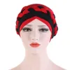 Mode Frauen Geflecht Elastisches Kopftuch Turban Hut Krebs Produktbild-Vorschau 5