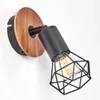 Borio »Borio« 1-flammige Wandlampe aus Metall/Holz in Produktbild-Vorschau 8