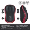 Logitech M 185 Cordless Notebook Mouse USB schwarz / rot Produktbild-Vorschau 29