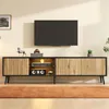 Mobile TV Merax con illuminazione a LED, mobile TV da Anteprima dell’immagine prodotto 1